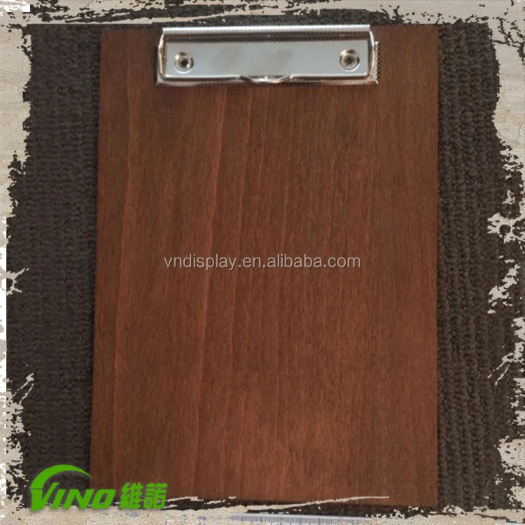 Good Quality wooden menu stand Restaurant food menu display menu holder stand