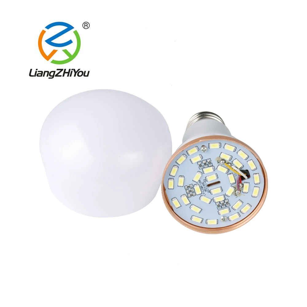 
High efficiency ABS rechargeable e27 led bulb 