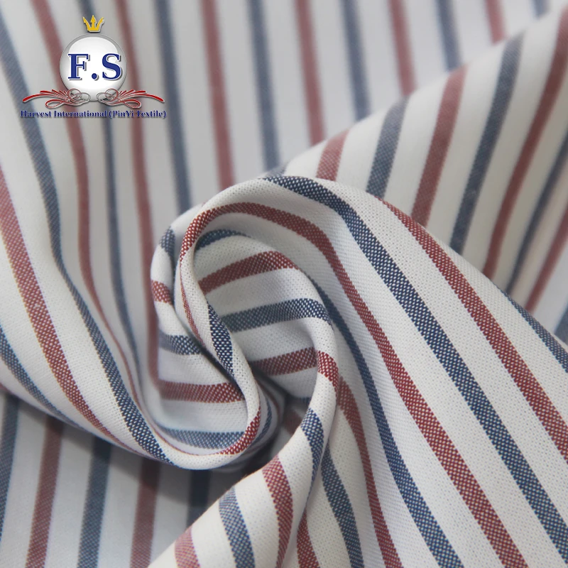 
100% cotton yarn dyed shirting fabric oxford 