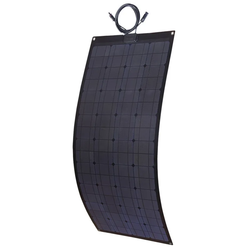 Factory directly sell semi flexible solar panel amorphous silicon solar pv module for outdoor