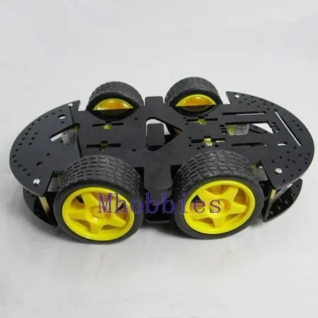 Brand New high quality HC 4WD robot chassis smart cart robot platform with motor