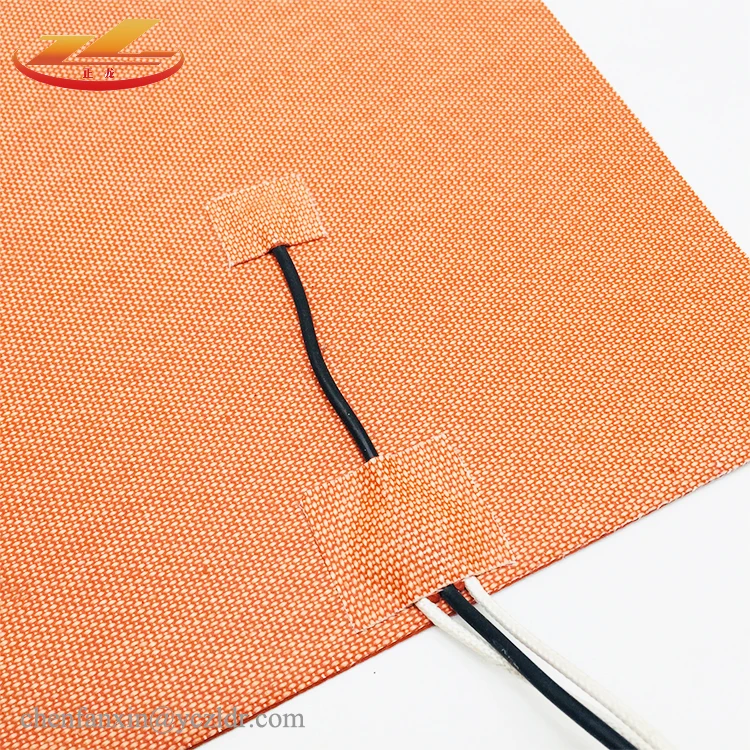 12v 300w 200x200mm silicone rubber heated bed