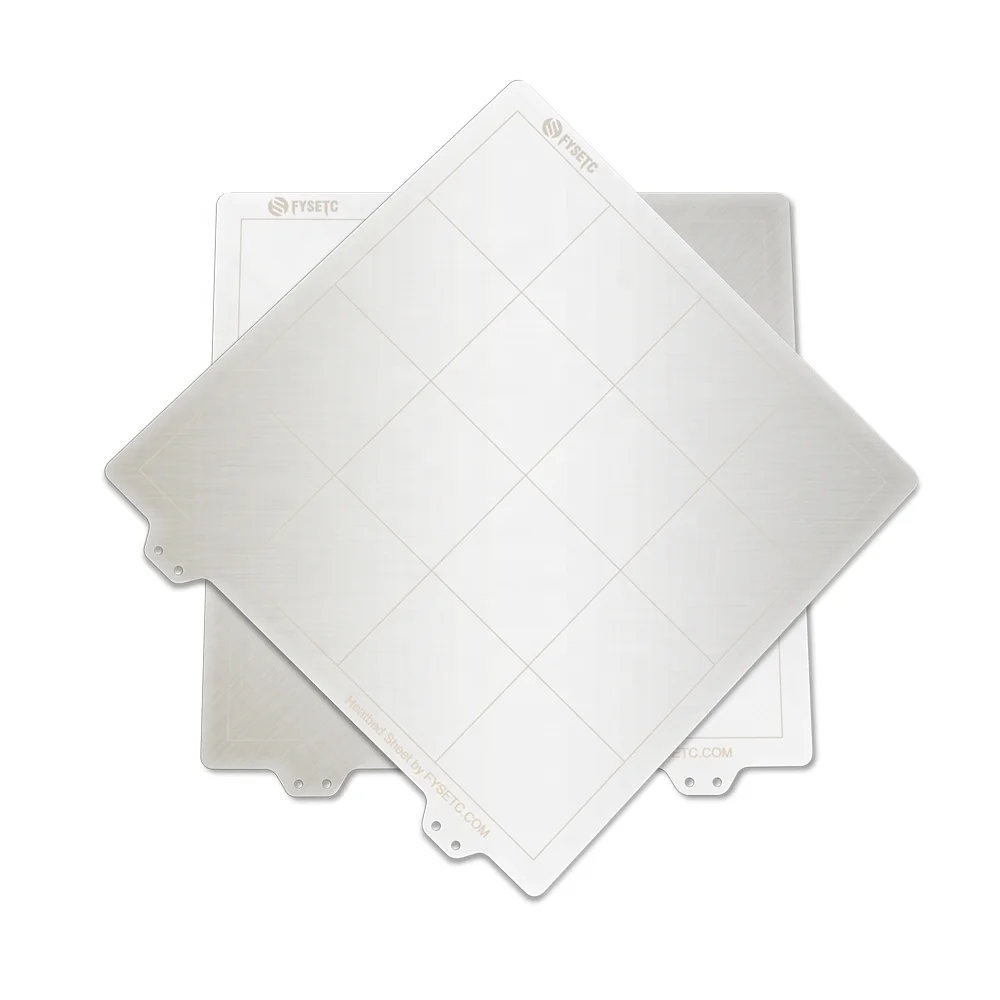 220 * 220mm Spring Steel Sheet Heat Bed Platform 3D Printer Buildplate For RepRap i3 Wanhao Anet A8 A6 MK3 DIY