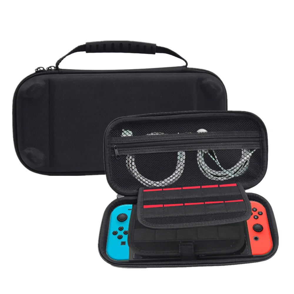 Hot selling top quality Black Handle eva switch bag handbag for Nintendo Switch console