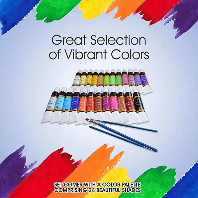 
amazon hot 24colors artist oil paint kits for painting 