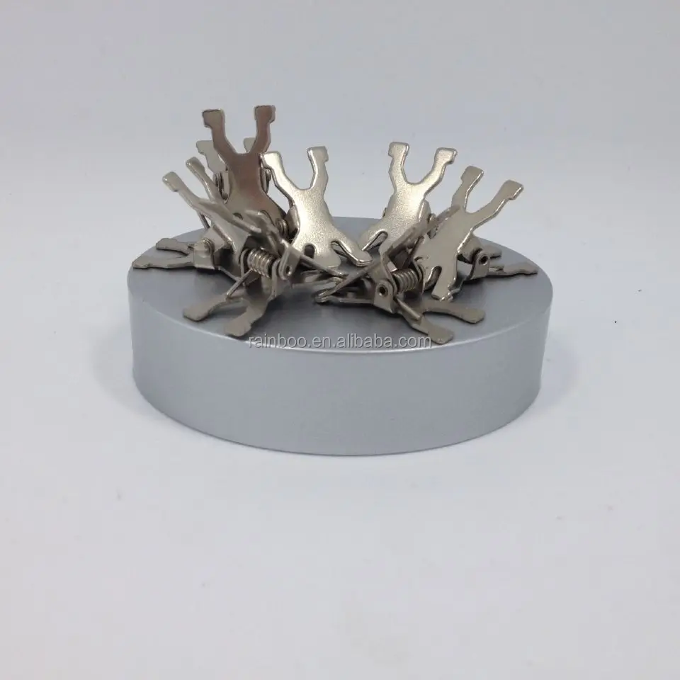 
Logo printed 8pc human being shape magnetic clip holder 