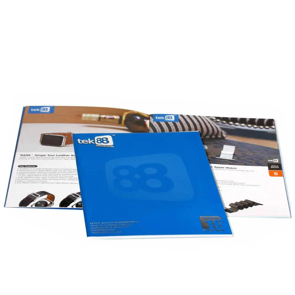 Advertising low cost stapled paper printing booklets