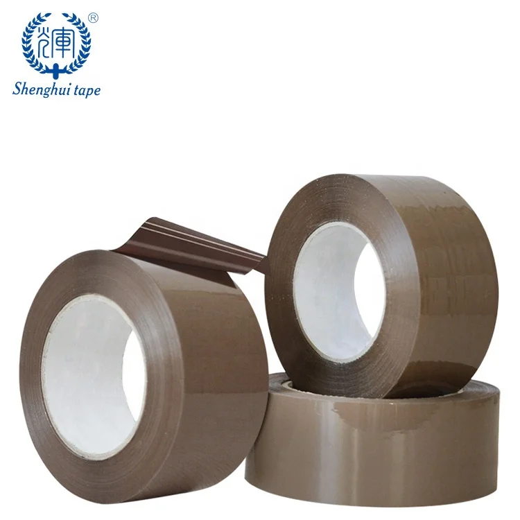 Индивидуальная горячая Распродажа, немецкая лента для упаковки Opp, коричневая прочная клейкая лента для упаковки с низким уровнем шума