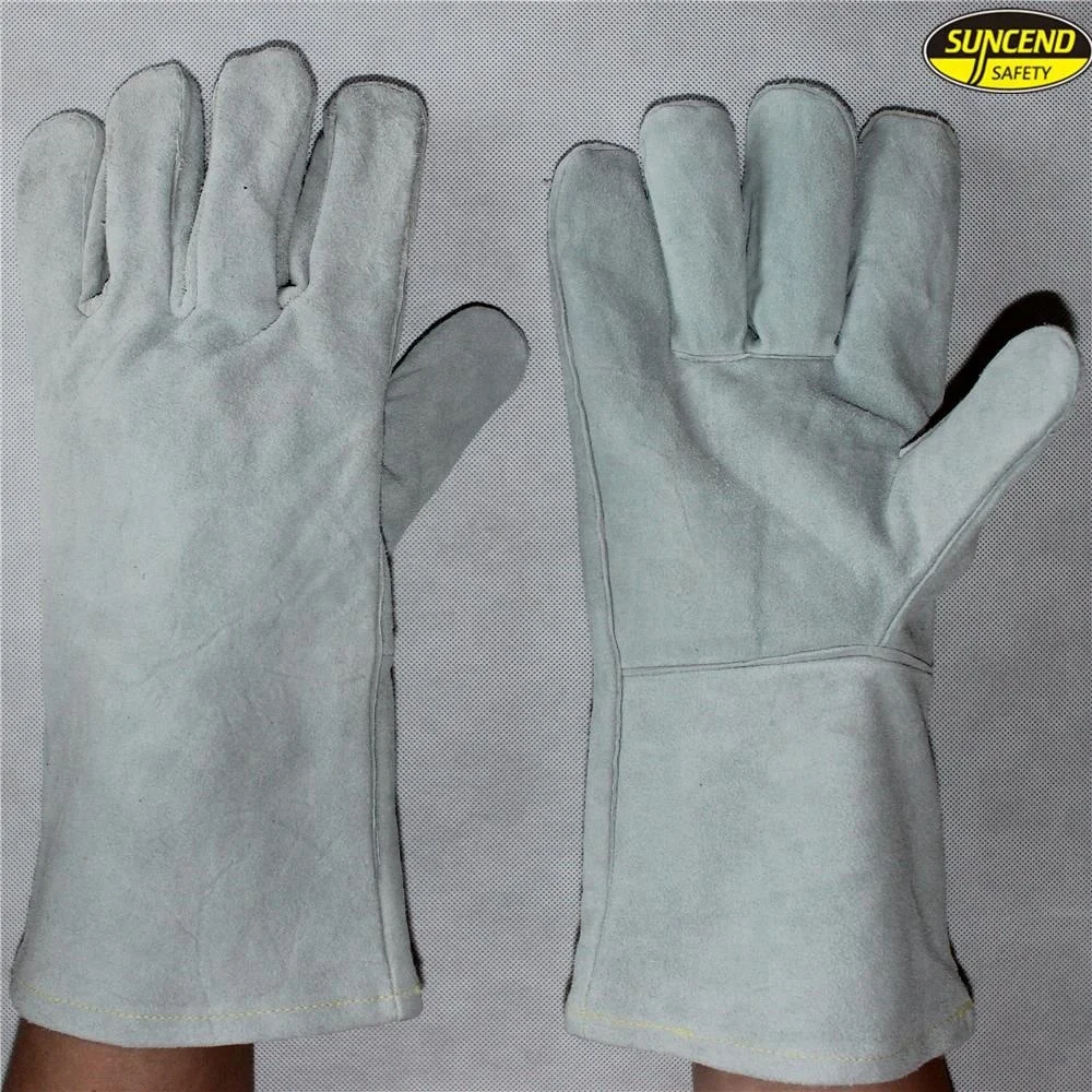  Рабочие перчатки из воловьей кожи с усиленной ладонью EN 388