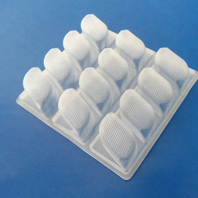customized compartments disposable food grade PP frozen food blister plastic dumpling packaging tray