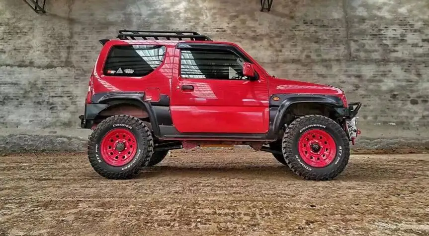 Thermoforming pickup abs plastic car fender flares for suzuki jimny 4x4