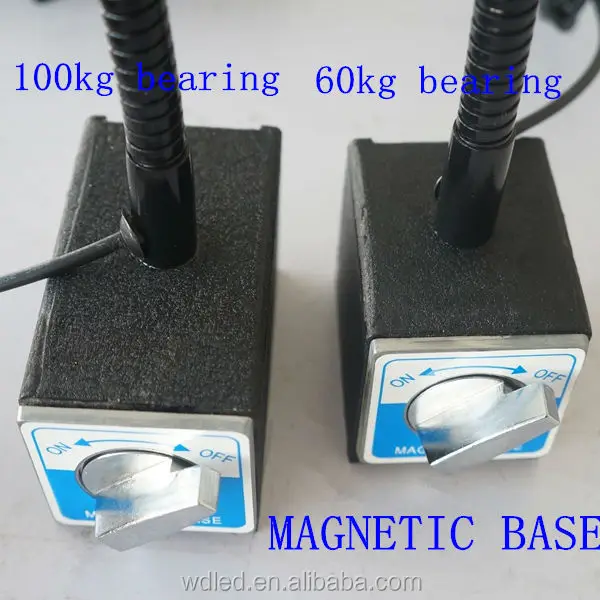 8W 110V/220V Long gooseneck arm led machine inspection light with magnet