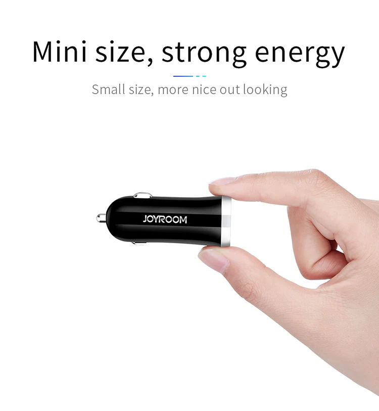 
Joyroom 3.1A 2Usb Car Fast Charger With Cable Micro Usb Charger 