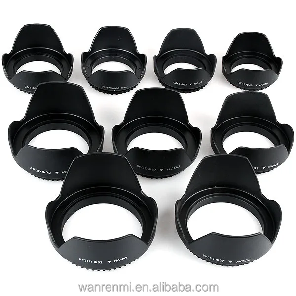 
Tulip DSLR Camera Accessories 49/52/58/62/67/72/77/82mm Lens Hood 