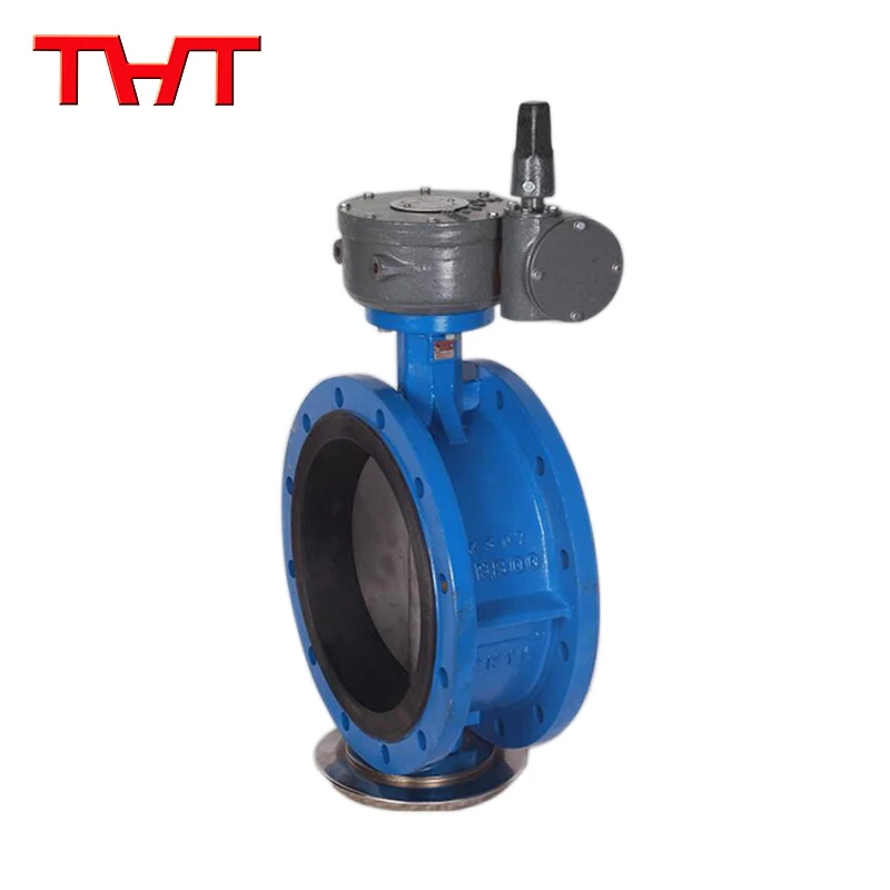 Underground pipe network flange butterfly valve