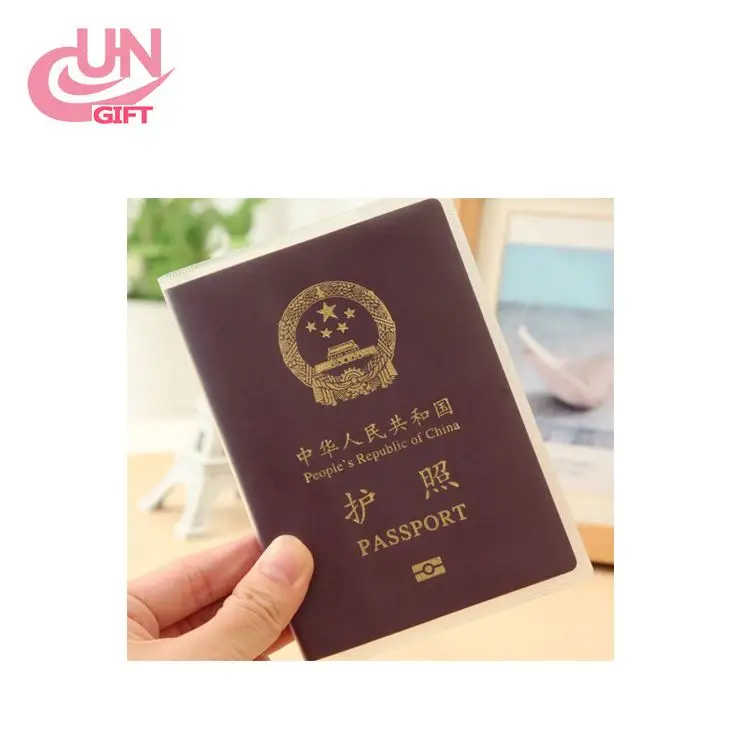 Clear Transparent Passport Cover Holder Case Organizer ID Card Travel Protector