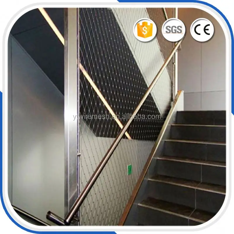 Дешевые декоративные перила веревку забор из сетки