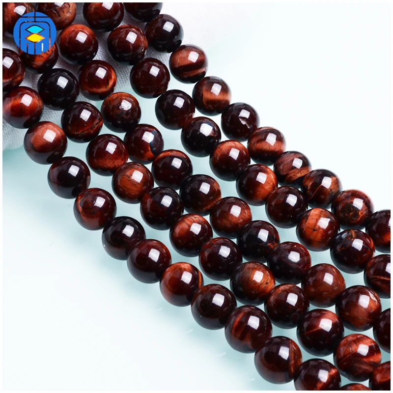 
JULEE Natural Stone Beads 8mm Round Semi Precious Tiger Eye Stone Beads 