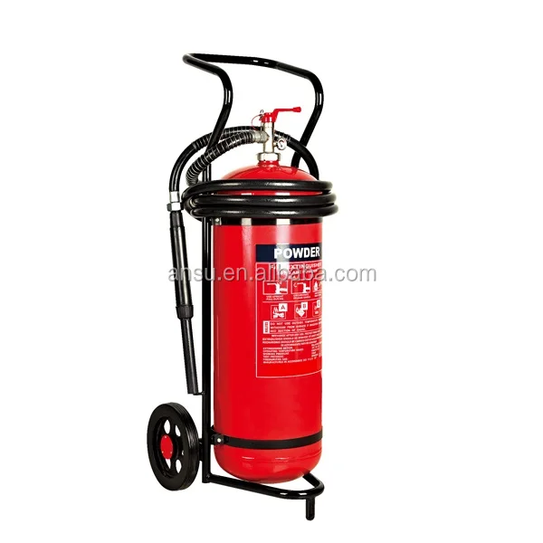 Wheeled powder extinguisher