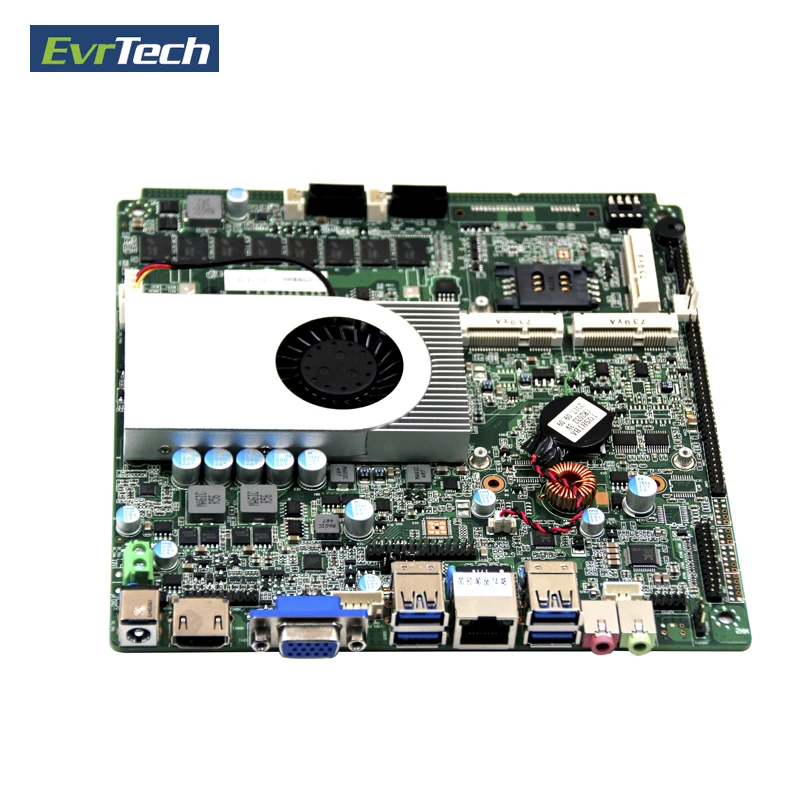 Industrial embedded  mini itx motherboard with I3-4010u processor gpio lvds for Aio Mini PC support win10/8/7/linux