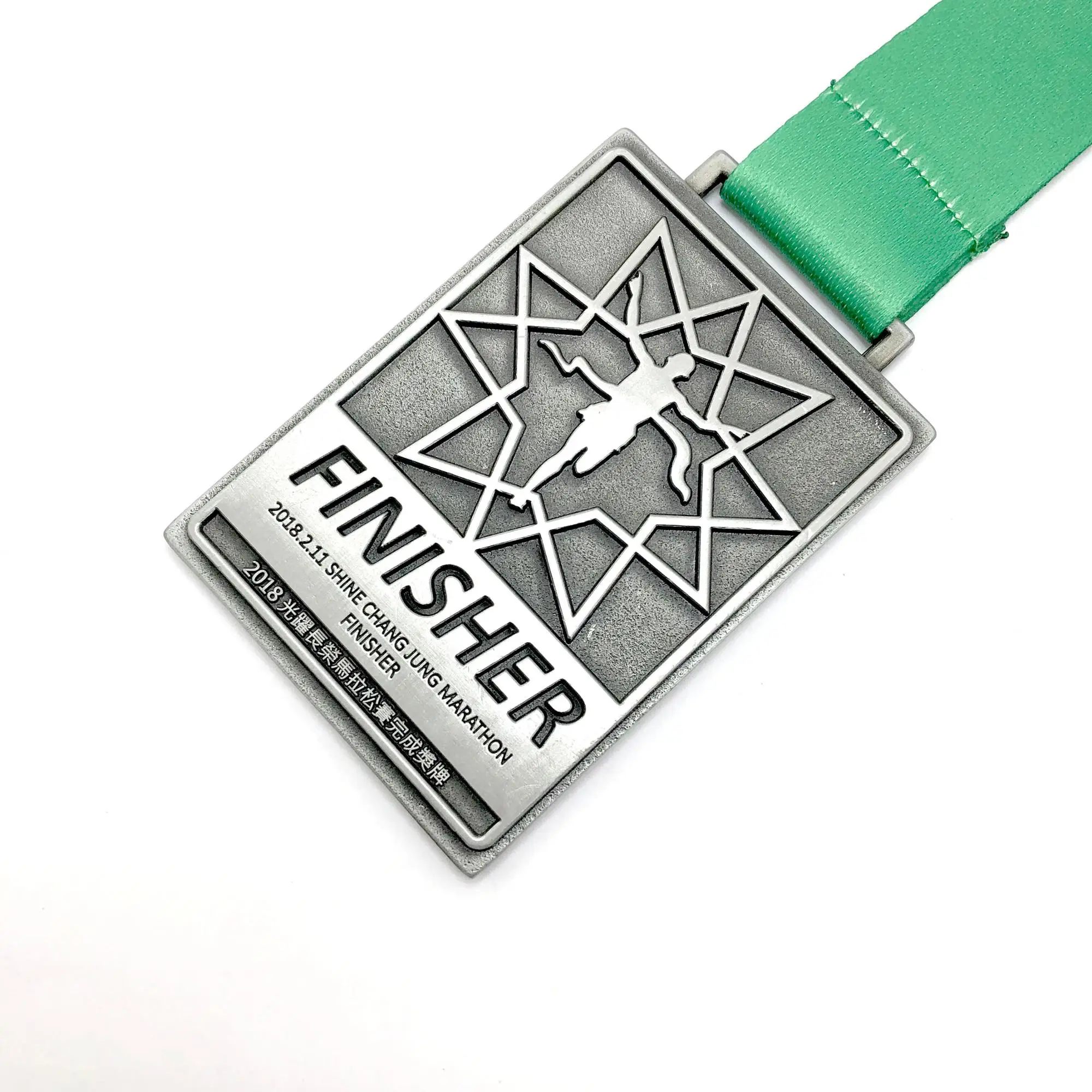 Custom Running Marathon cheap finisher medals no minimum order