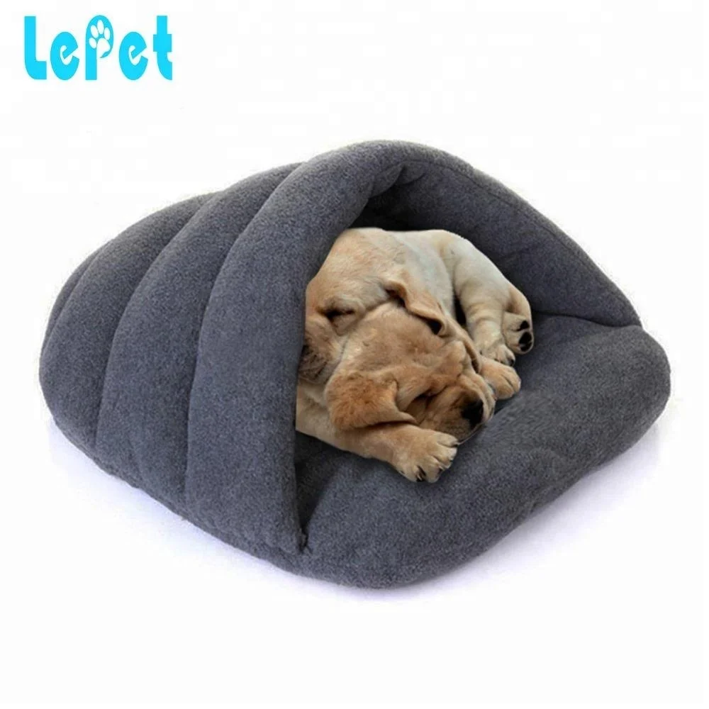 Soft cozy cuddle pouch cat cave pet cave bed Cat Sleep Bag