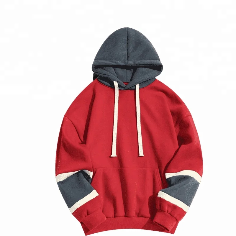 customized Pullover Hoodie mens pullover bulk oversized hoodie oversized heavy cotton furry fleece hoodies red unisex cotton