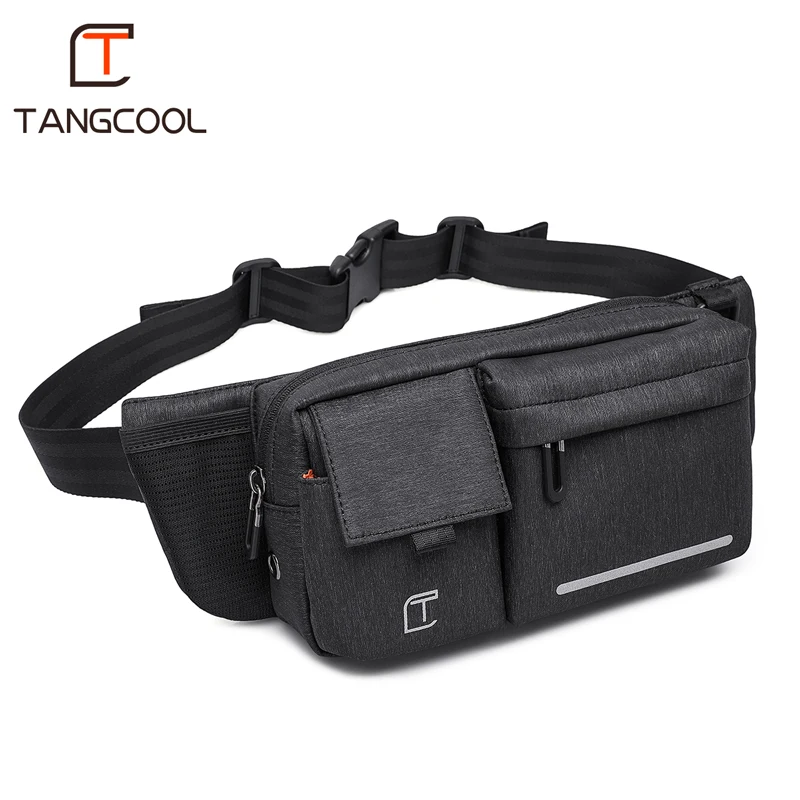 
2020 brand waterproof custom print sport men travelling shoulder waterproof oem motorcycle gym waist bag 