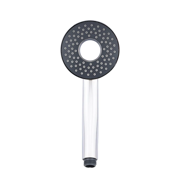 
Luxurious ABS plastic chromed bath rain switched hand held water saving shower head 