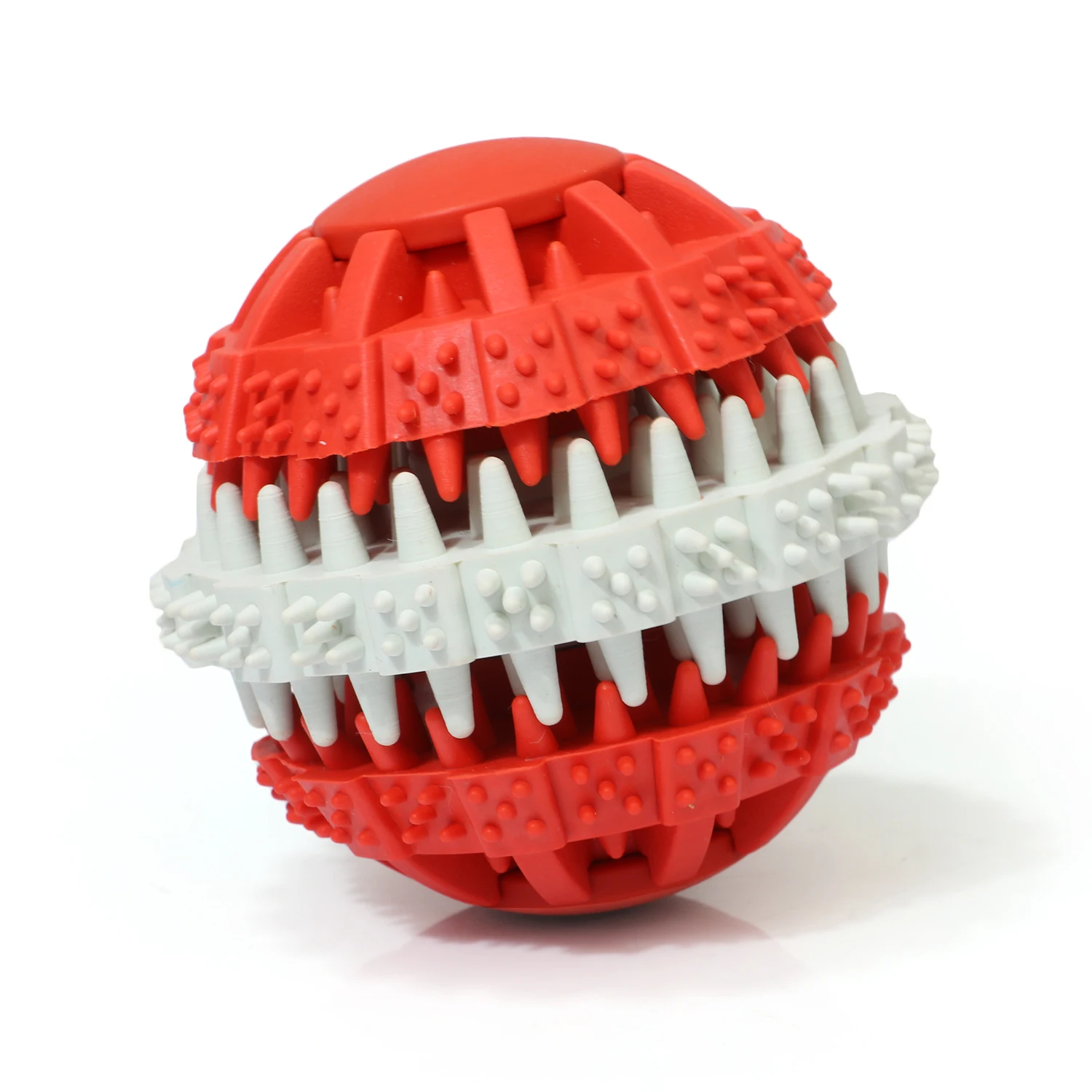 
Indestructible Rubber Pet Chew Cleaner Ball Toy 