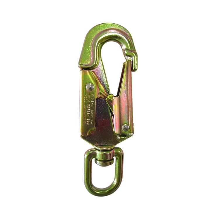 New design CE climbing carabiner heavy duty swivel trigger snap hook High quality Swivel Snap Hook