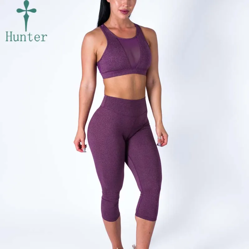 Low MOQ Ladies Fashion Sportswear Butt Lifting Workout Attire Womens