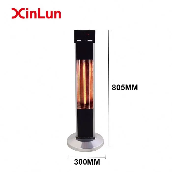 Portable electric far infrared carbon fiber outdoor heater