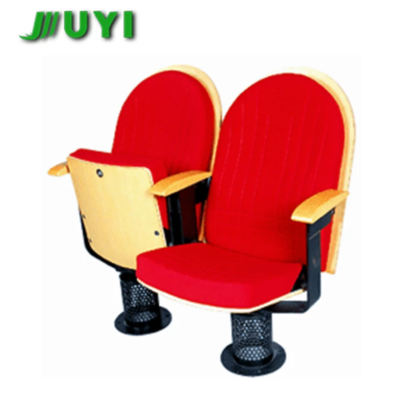 JY-919 Movable 3D Model Interlocking Fabric High Cinema Church Chair For Sale Function Hall Chairs Movie Theater Seat