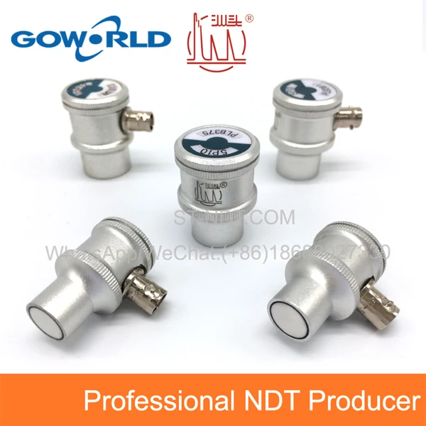 GOWORLD Contact Probes Single Element Longitudinal Wave Conventional BNC Ultrasonic Transducer NDT sensor