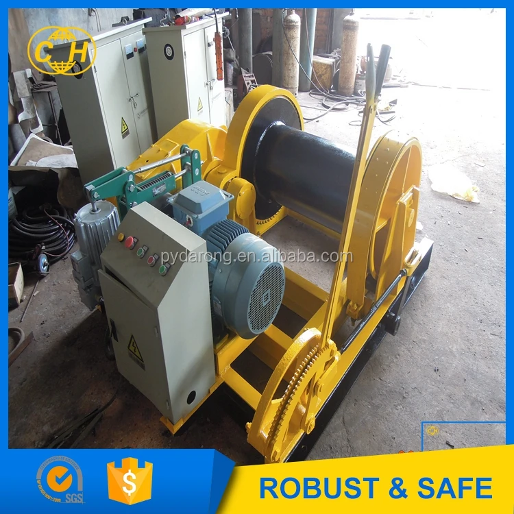 Электрическая горная Лебедка для вытягивания waggon на рельсе