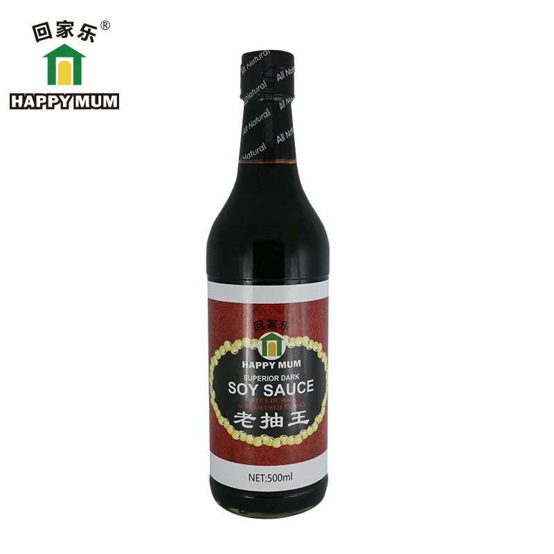 Vietnam Natural Kikkoman Style Soy Sauce 500ml  Halal Dark Soya Sauce