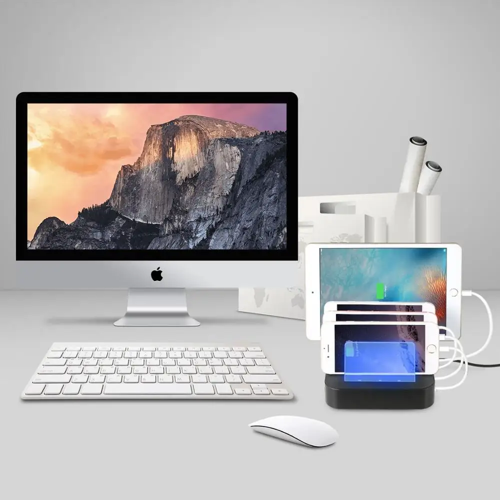 Universal 4 ports USB Charging Station dock stand for all phone,ipad ,iphone