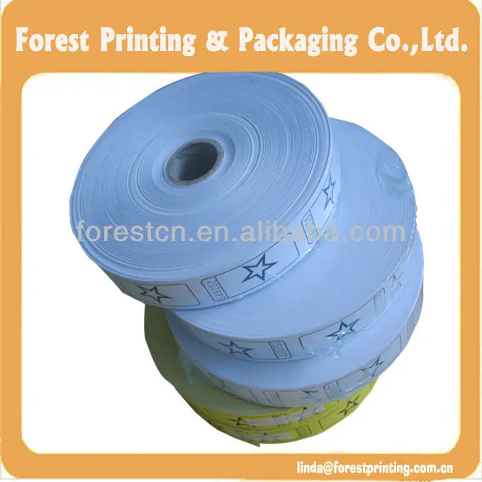
tickets printing service/double raffle ticket/admission ticket 
