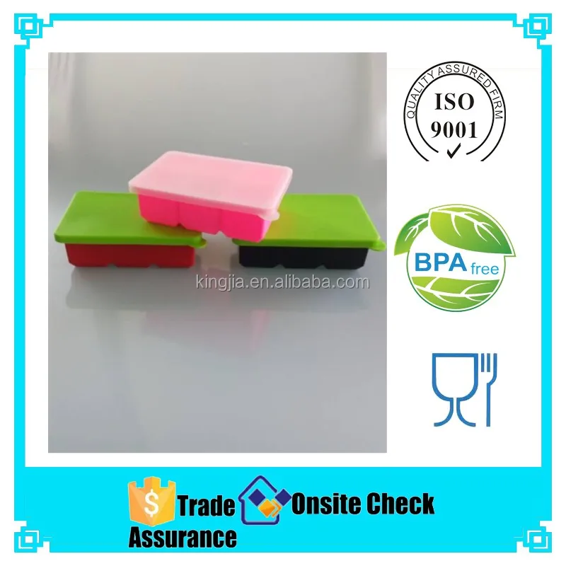 Freezer Tray with Lid, King Ice Cube Tray with Lid
