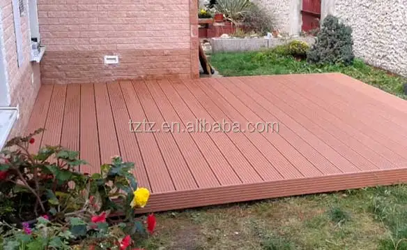 Высококачественный композитный настил из композитного ДПК, водонепроницаемый настил из ДПК, ламинированный настил