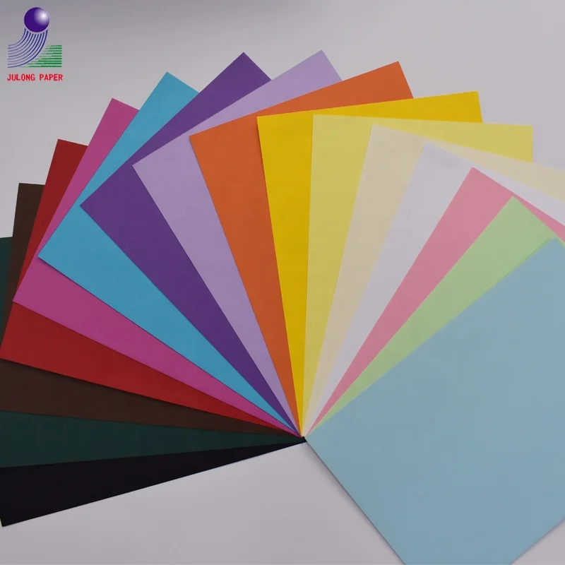 
180gsm 220gsm color bristol board A4 color cardstock paper 