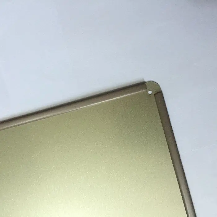 Warning Guard Dog on duty retro tin sign