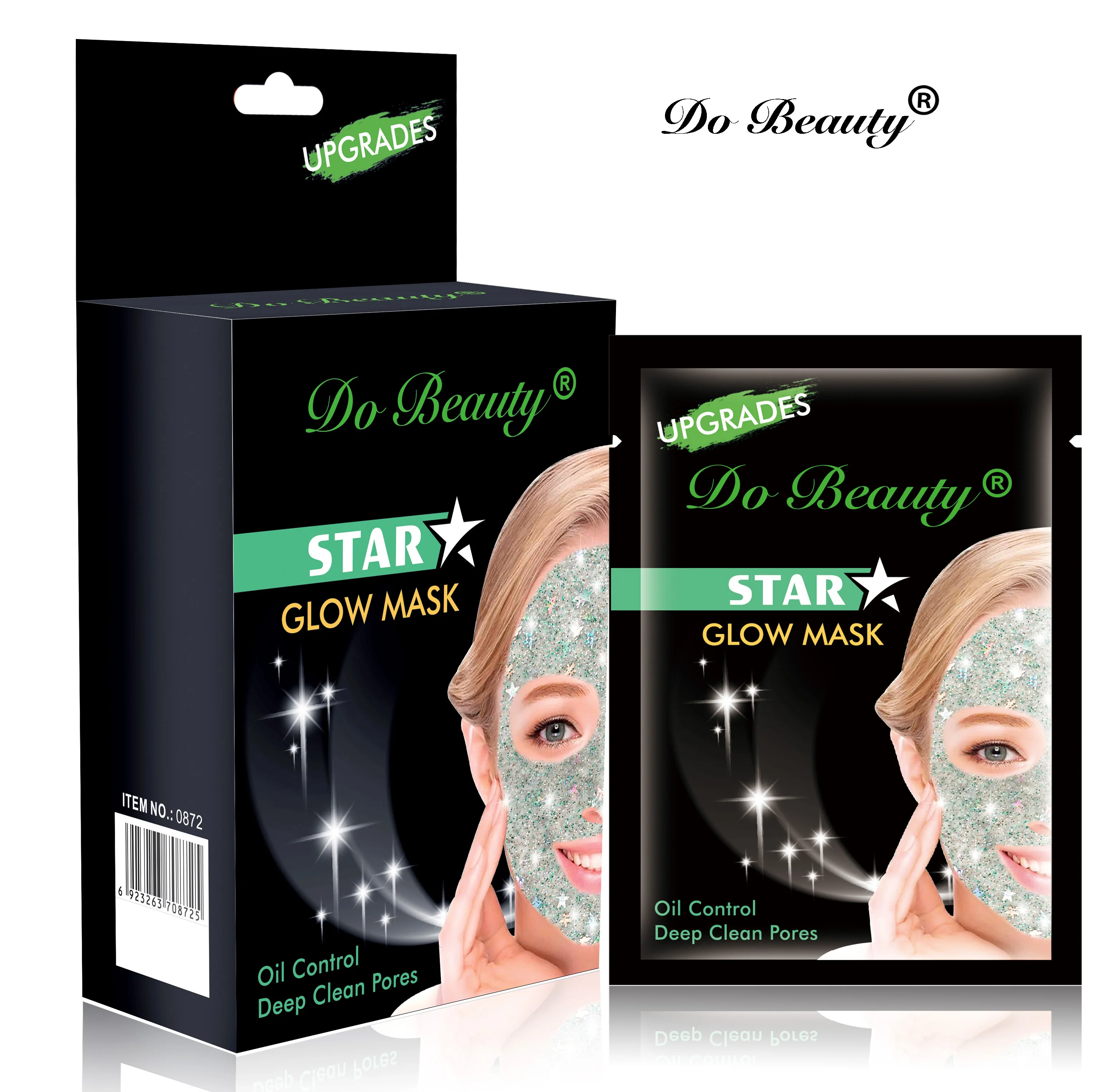 Wholesale Hot Popular Product Star Glow Oil Control Deep Clean Pores Silky Peel Off Facial Mask  Mud For Skin Care