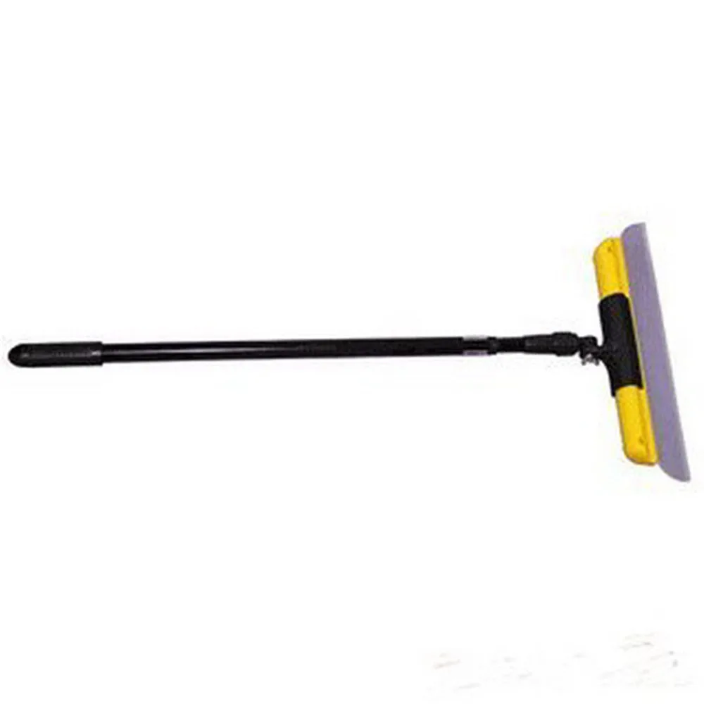 Long telescopic handle silicone car wash window cleaning wiper washer squeegee water removal blade with connector