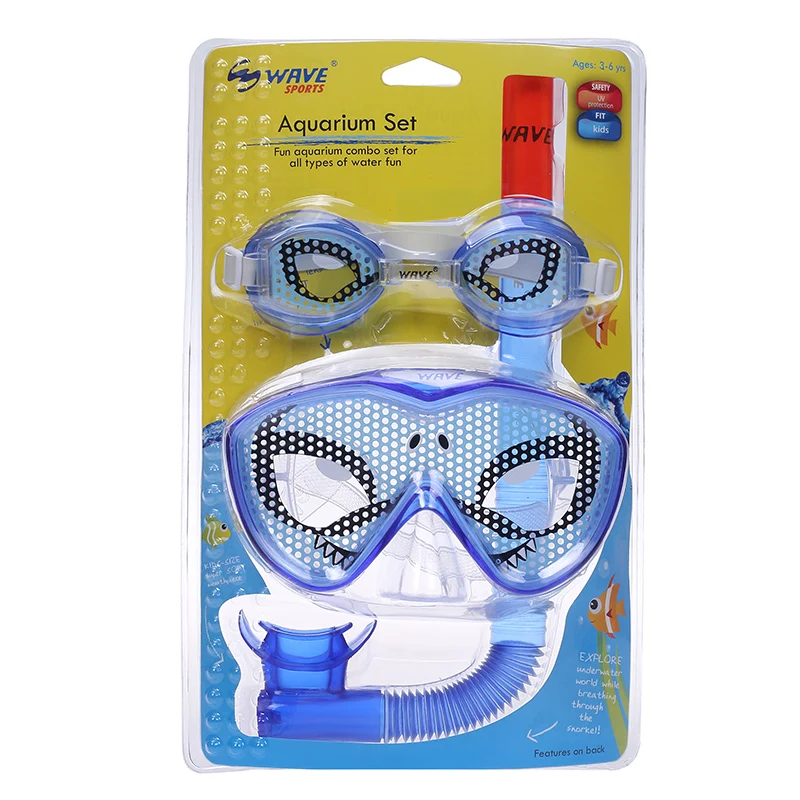 Эко дружественные дети подводное плавание снаряжение для игры в воду подводное плавание с трубкой для подводного плавания