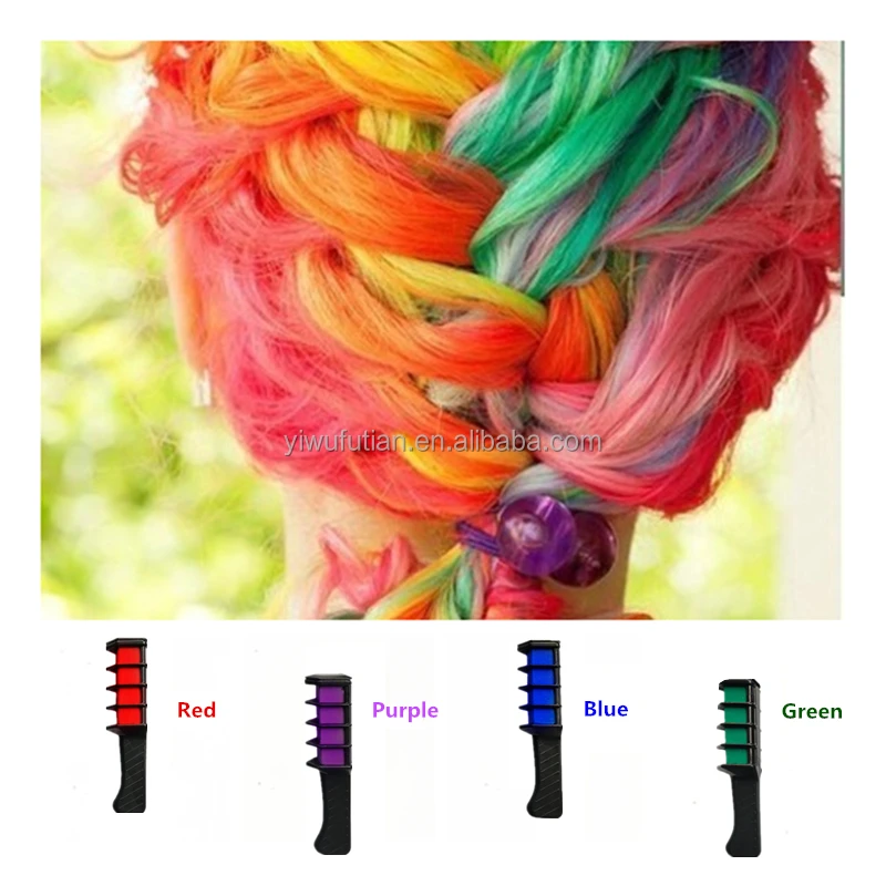 
New Design Hair Mascara Temporary Hair Color Mini Hair Dye With Comb 