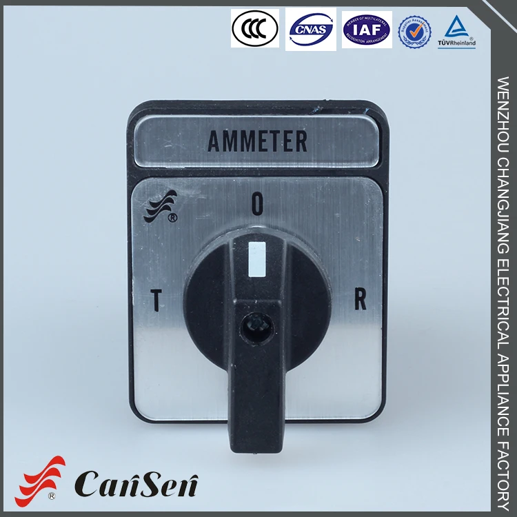 LW26-20 сертификат CE универсальный амперметр поворотный переключатель cam