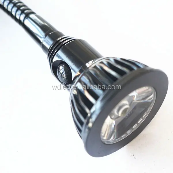 3w clip-on LED Exhibition and display lamp with clamp base