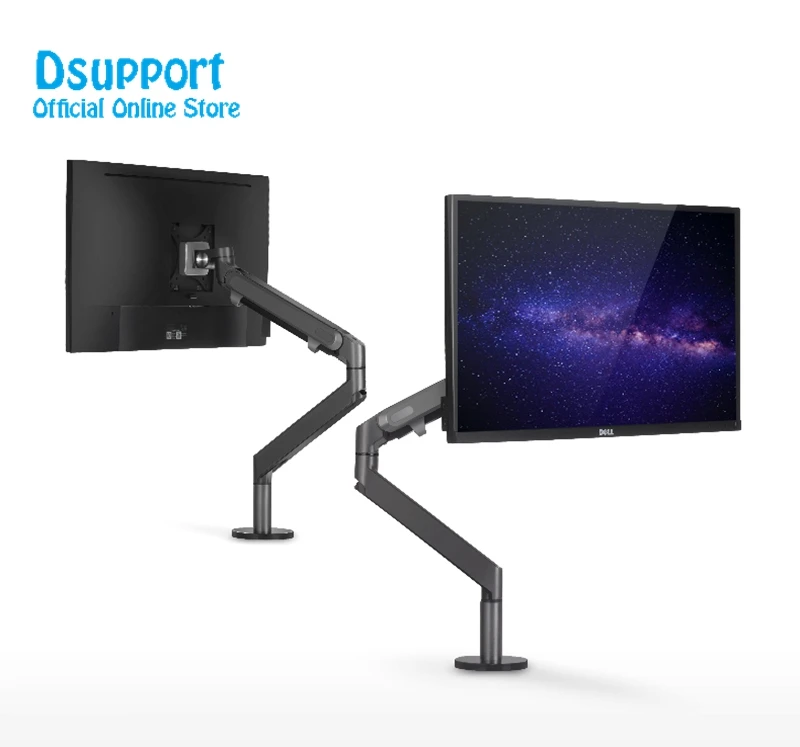 New Height Adjustable within 32 inch LCD LED Monitor Holder Arm Bracket full Rotatable Computer Monitor holder Stand OZ-1